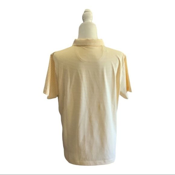 Kate Lord-Yellow Striped Golf Polo Shirt. Excellent Condition Size XL - Picture 2 of 4